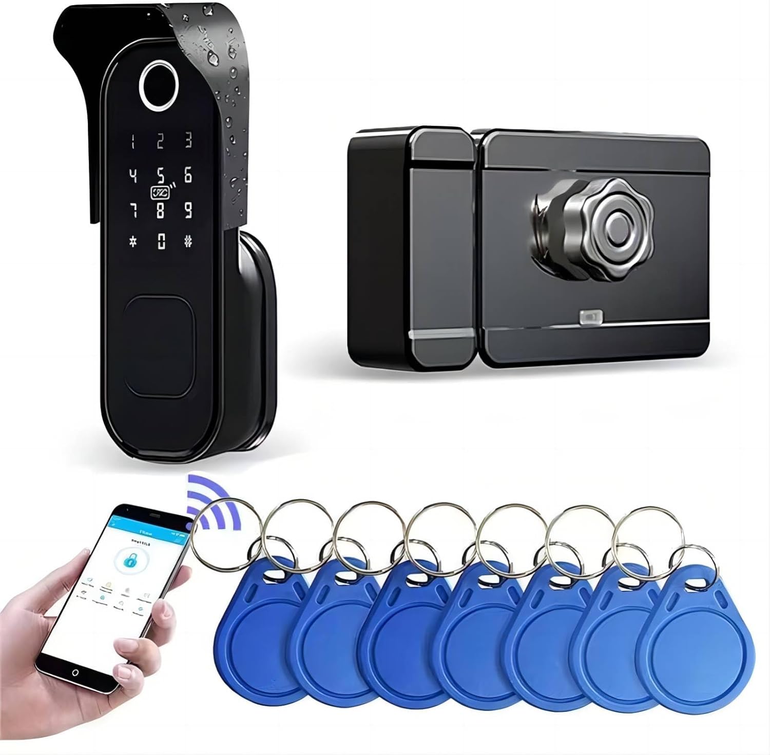 Cerradura Inteligente Para Puerta de Jardn, Resistente a la Intemperie, IPX5, Control Total en la Aplicacin TTLock