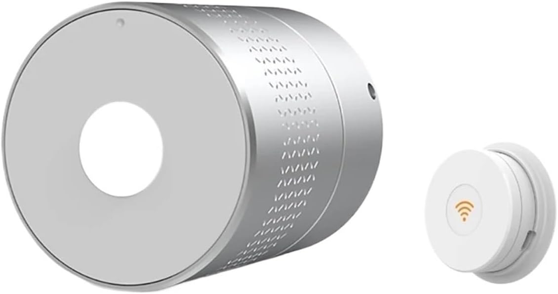Smart Door Lock We-Here M532 Nuki Style Does Not Change Lock Cylinder Compatible with Alexa or Google Home Fingerprint Door Lock (Color : M532 GW