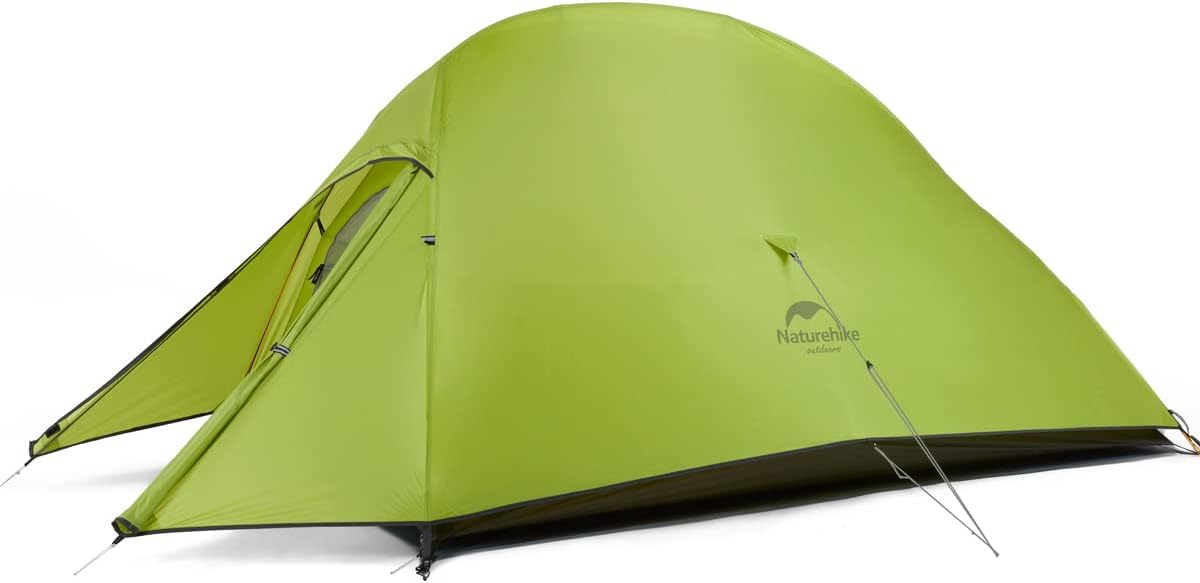Naturehike Cloud-Up 2 Tent 2 Person 3-4 Seasons Lightweight Backpack Tent Mustard Green
