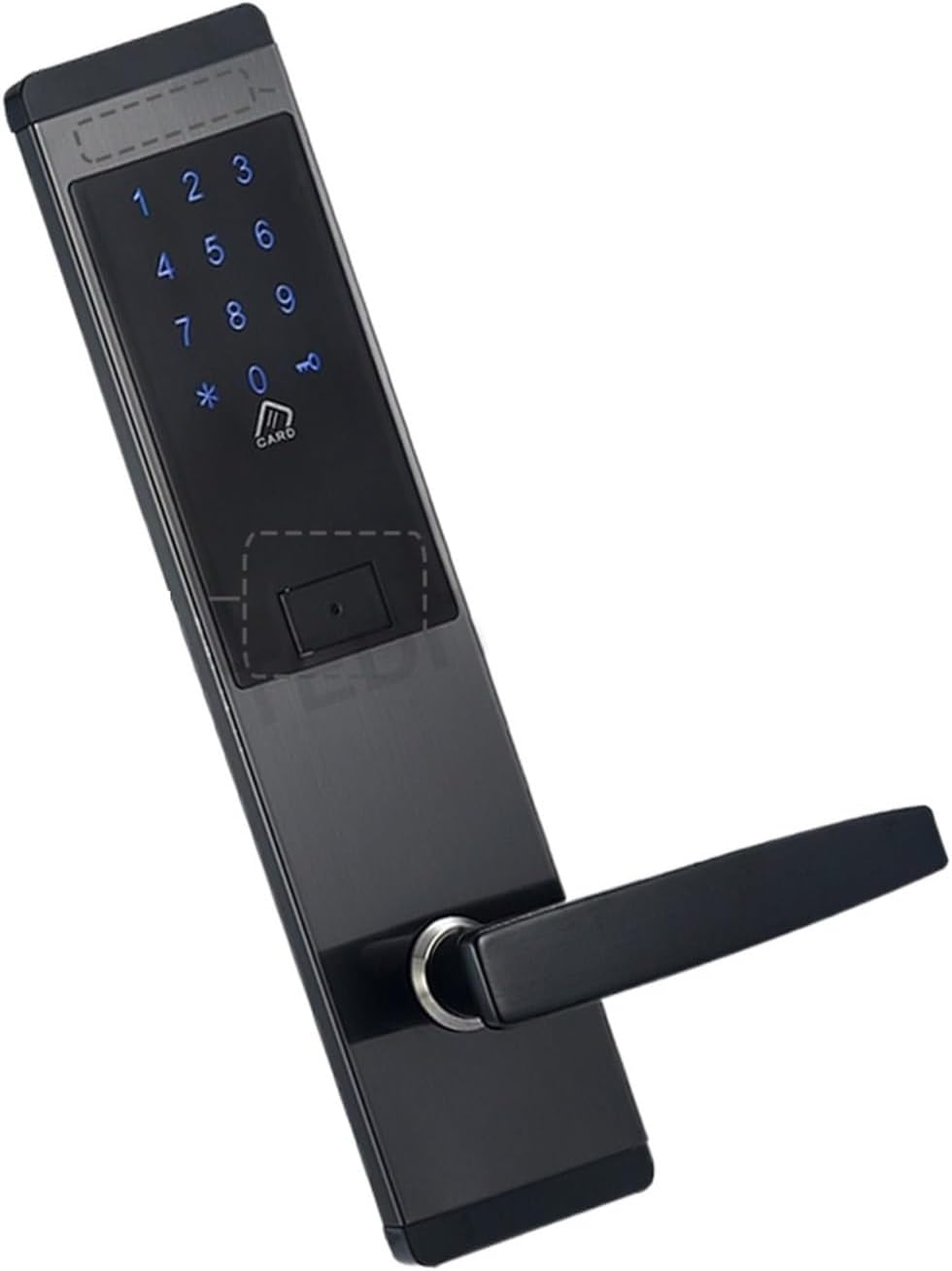 TTlock App Security Electronic Door Lock, WiFi Smart Touch Screen Lock, Digital Code Keypad Lock for Hotel Apartment at Home (Color : Left-P