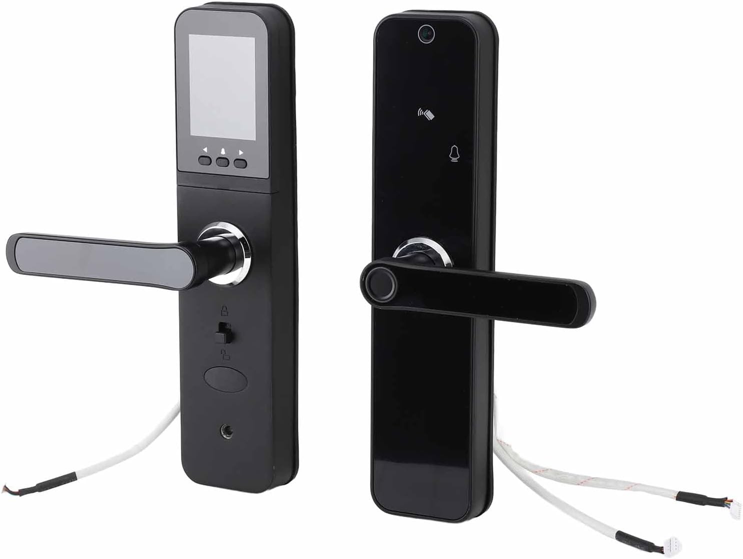 Smart Door Lock, Wifi Remote Control, Face Recognition, Touch Screen, Smart Door Lock with Fingerprint Password Security Video for