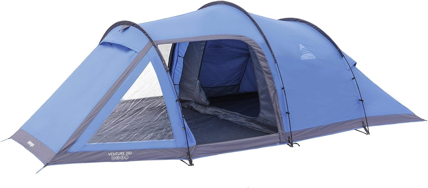 Vango Venture Tunnel Tent, River Blue, 350 [Amazon Exclusive]