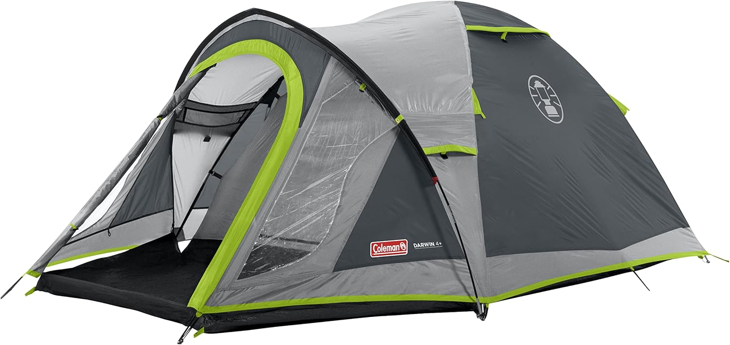 Coleman Tent Darwin, Compact Dome Tent, Also Ideal for Camping in The Garden, Lightweight Camping and Hiking Tent, Waterproof, Sewn-in Groundsheet