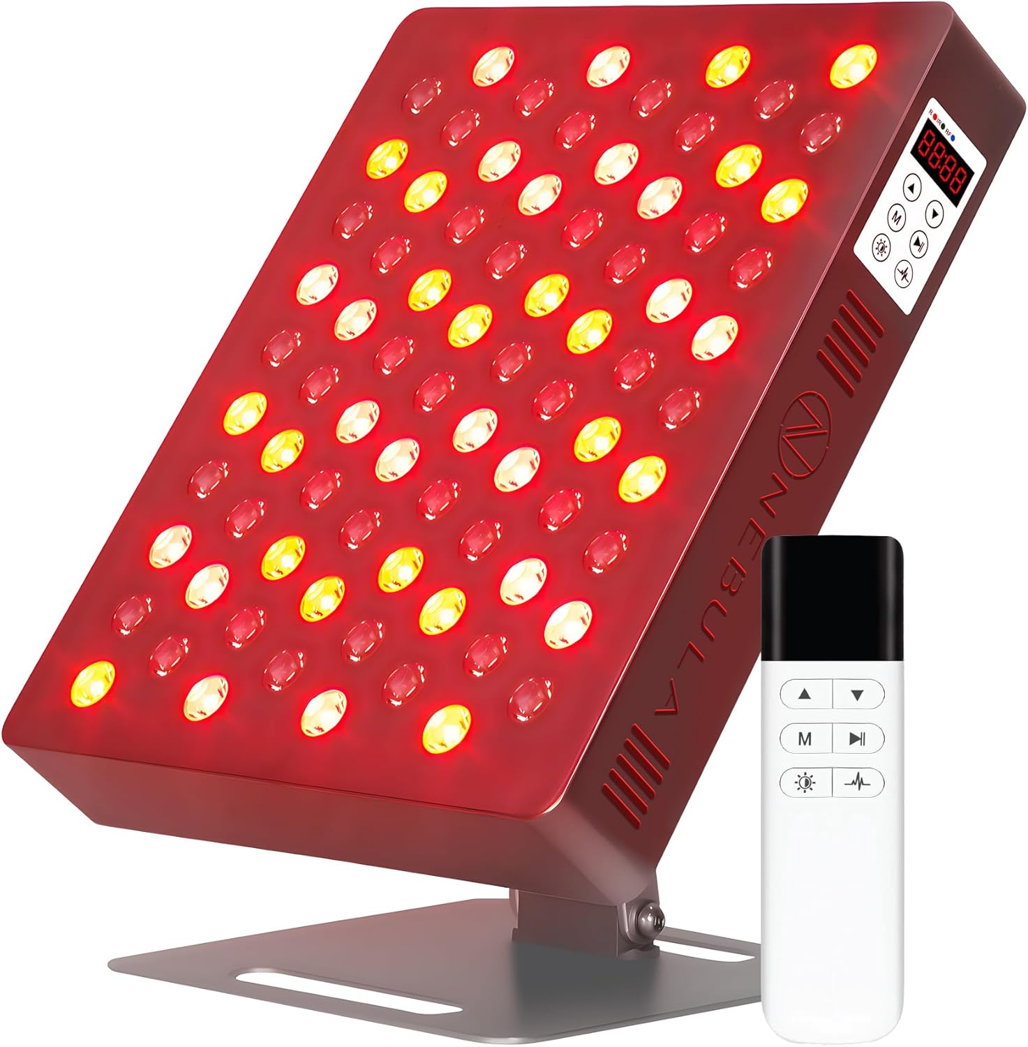 Nebula Platinum NB400P LED Red Light Therapy Device | Near Infrared Lighting for Recovery, Relief and Wellness | Pulse Function 0-200 | Wireless Controller Included