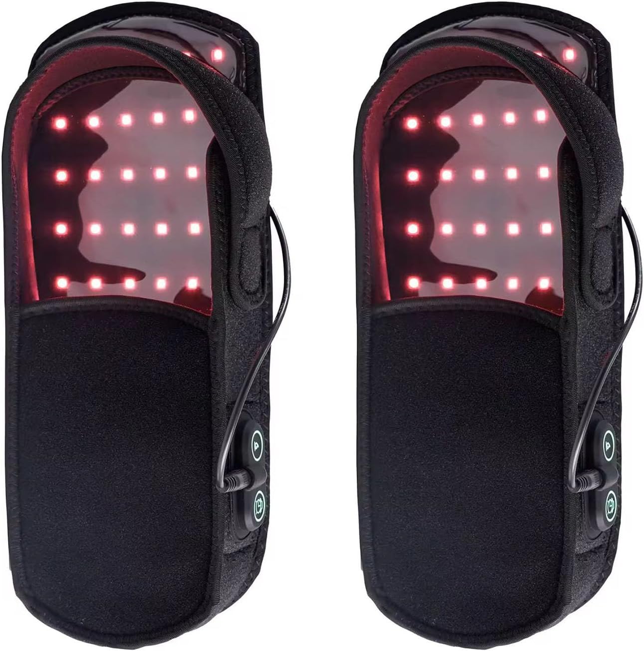 GOURIXIN 660NM & 850NM Infrared Red Light Therapy Shoes, Portable Near Infrared Light Therapy Devices Warming Feet at Home 2 PCS